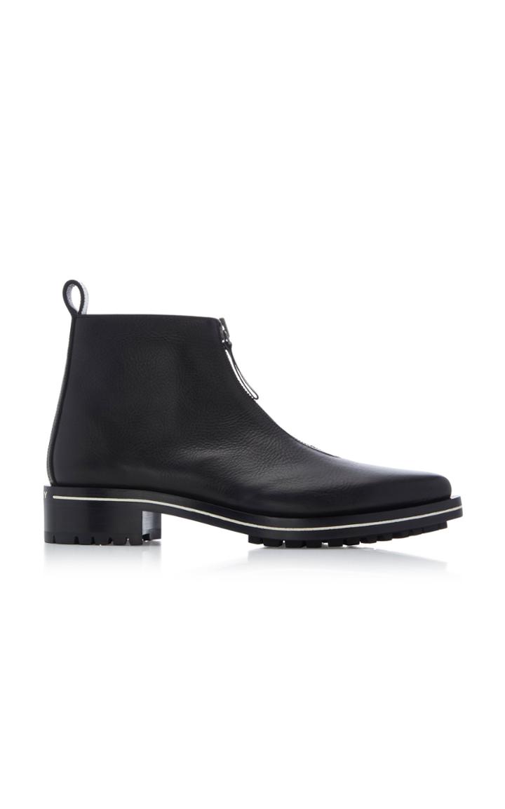 Givenchy Richmond Zip Calfskin Chelsea Boots