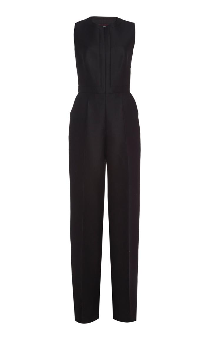Martin Grant Wool And Silk-blend Crepe Wide-leg Jumpsuit