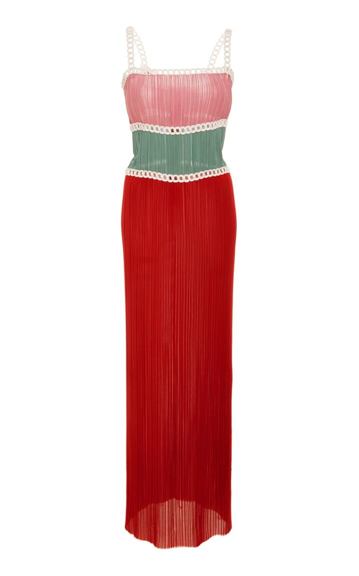Greta Boldini Edith Pleated Midi Dress