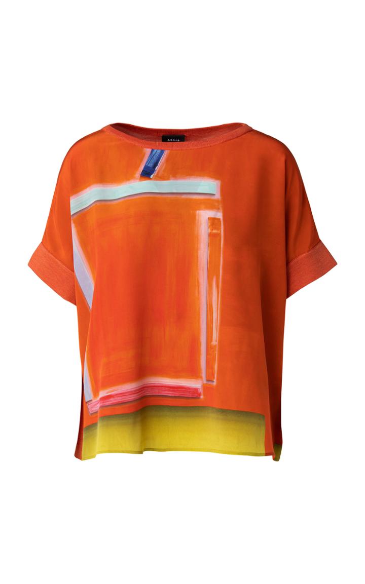 Moda Operandi Akris Printed Silk Top