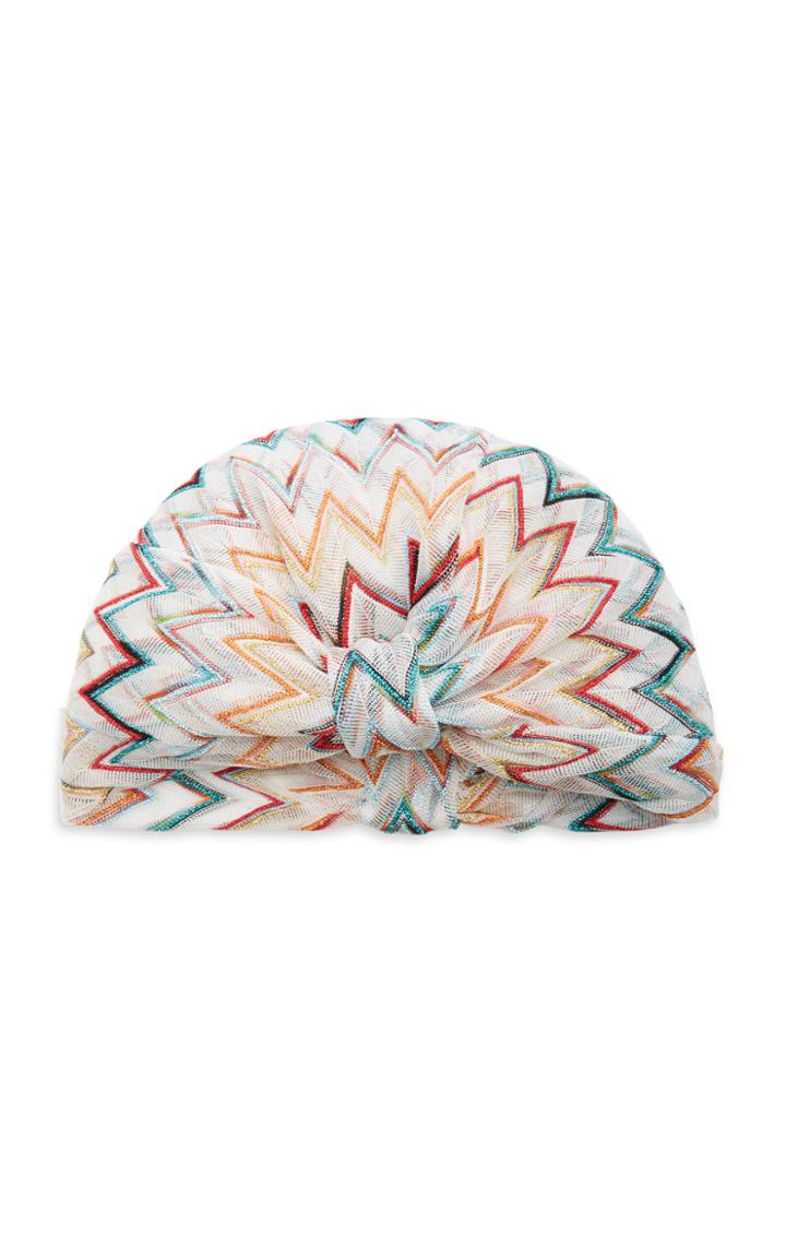 Missoni Mare Chevron Crochet-knit Turban