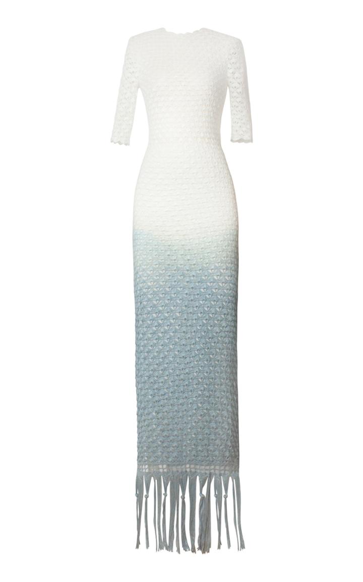 Moda Operandi Alejandra Alonso Rojas Ombr Crochet-silk Dress Size: S