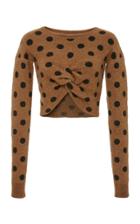 Rachel Comey Polka Dot Embrace Deconstructed Sweater