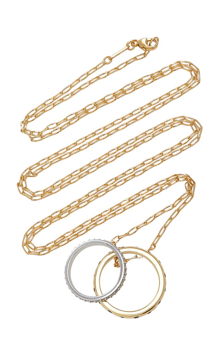 Moda Operandi Monica Rich Kosann 18k Gold I Love You More Poesy Ring Necklace