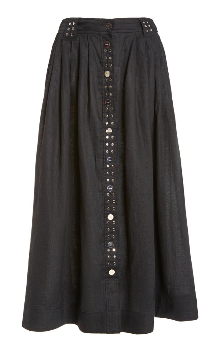 Ganni Light Linen Skirt