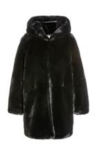 Moda Operandi Apparis Maria Hooded Faux Fur Coat