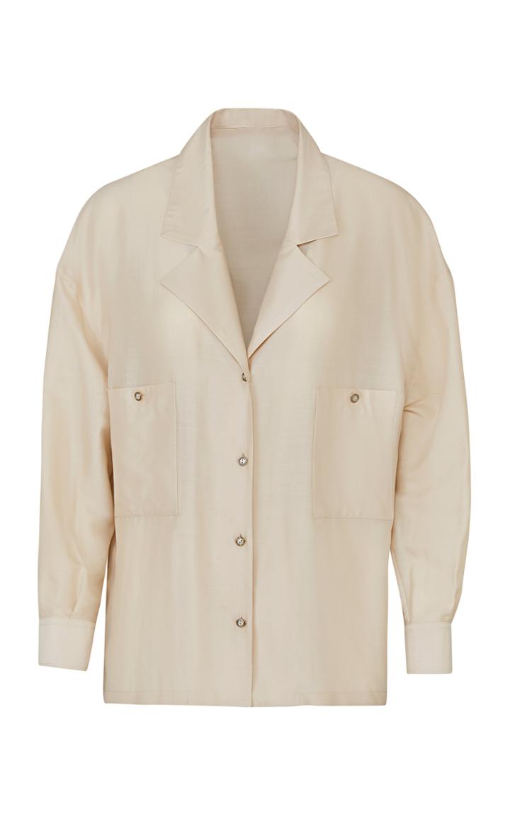 Moda Operandi Giuliva Heritage The Meryl Silk Shirt