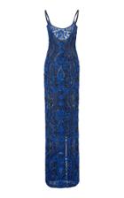 Moda Operandi Naeem Khan Sequin-embellished Lace Accented Gown Size: 2