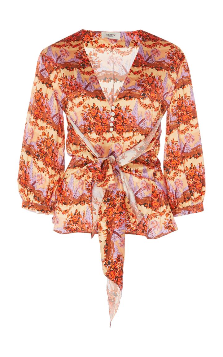 Moda Operandi Liberty London Dina Jessa Printed Silk Shorts Size: Xs