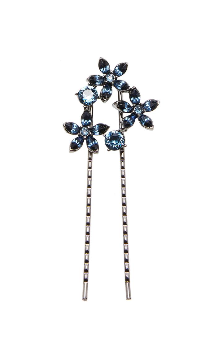 Oscar De La Renta Crystal Star Hair Pin