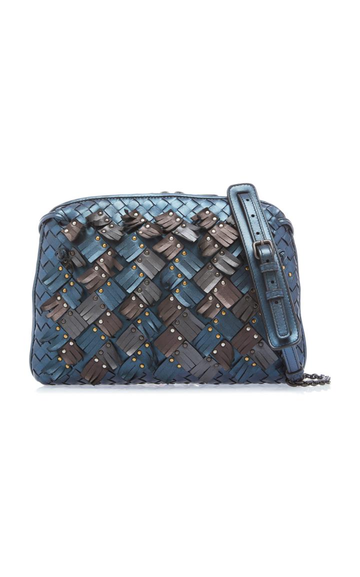 Bottega Veneta Nodini Small Intrecciato Leather Shoulder Bag