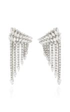 Yeprem Diamond Fringe 18k White Gold Earrings