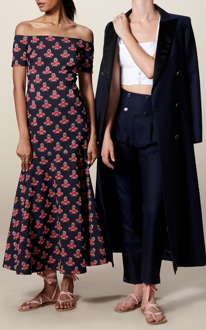 Temperley London Jupiter Off-the-shoulder Dress