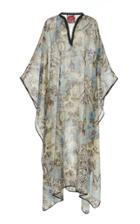 For Restless Sleepers Gige Printed Cotton Blend Maxi Dress