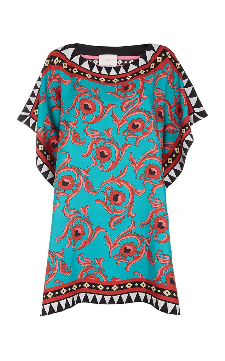 Moda Operandi La Doublej Walk The Dog Printed Cotton Dress