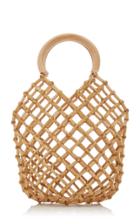 Cult Gaia Emmie Beaded Bamboo Tote