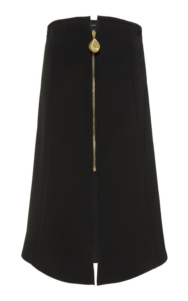 Moda Operandi Ellery Natural Wonders Cotton-blend Front-zip Skirt Size: 36