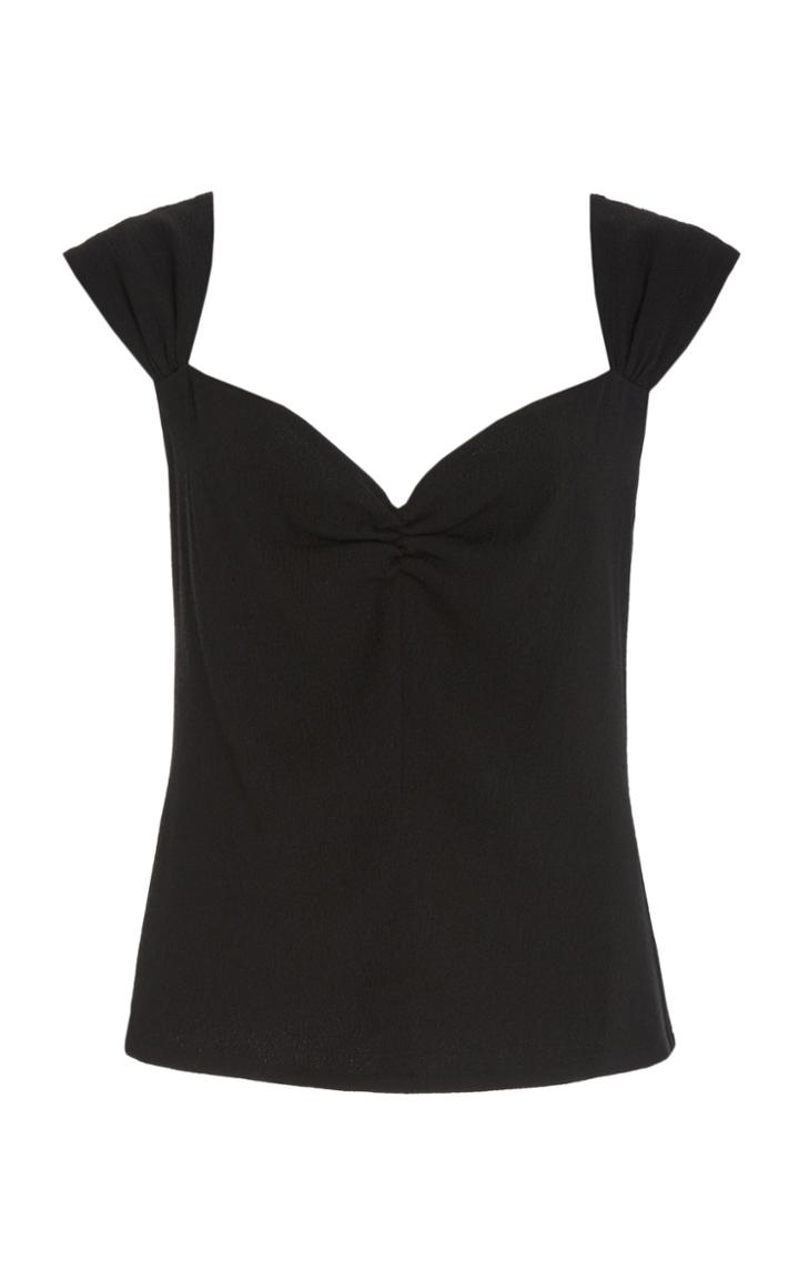 Moda Operandi Vince Ruched Crepe De Chine Camisole Top