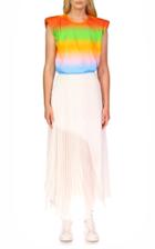 Moda Operandi Amur Akita Paneled Georgette Handkerchief Skirt