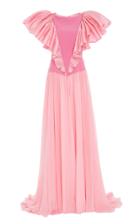 Christian Siriano Full Flounce Chiffon Gown