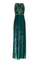 Andrew Gn Sequin Silk-blend Gown