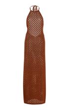 Moda Operandi Cult Gaia Karen Cotton-blend Pointelle-knit Maxi Dress Size: S