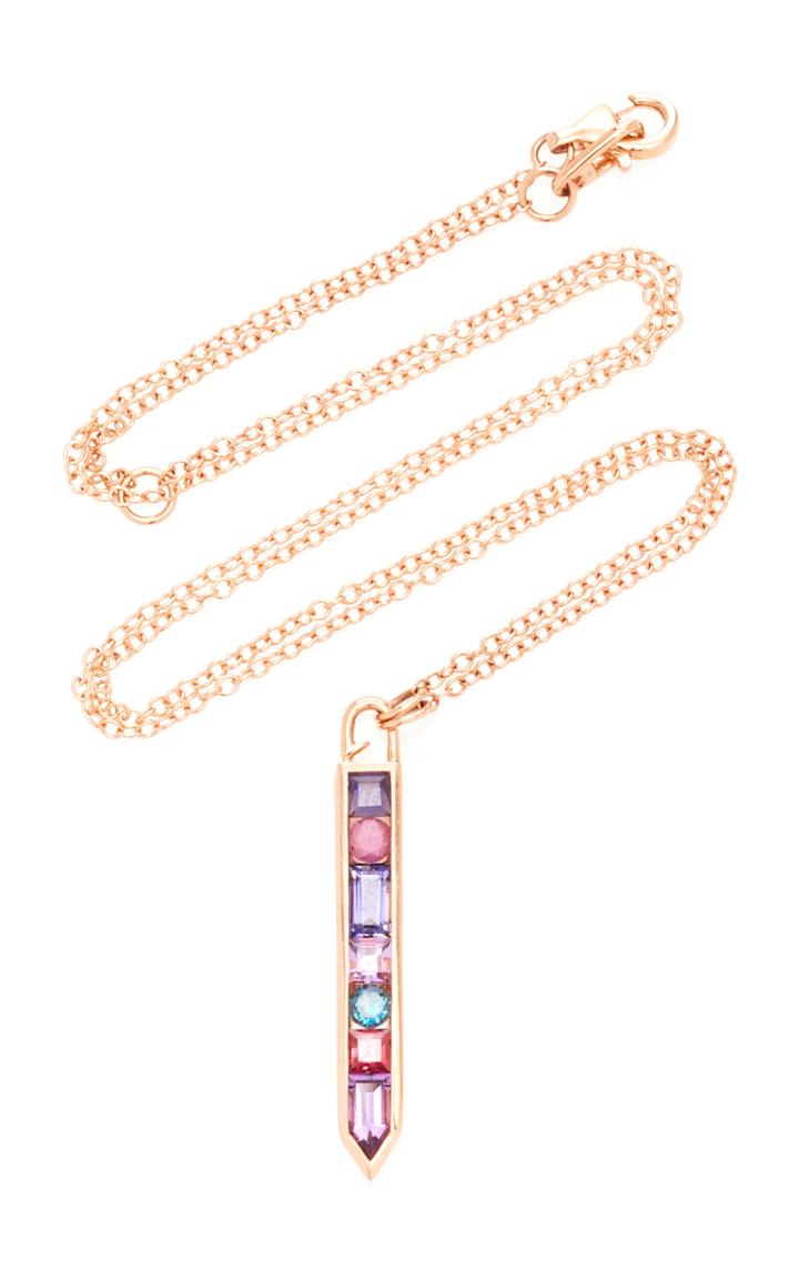 Moda Operandi Jane Taylor Cirque Vertical Arrow Necklace Ring