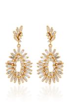 Suzanne Kalan 18k White Gold And Diamond Pear-shaped Drop Earrings