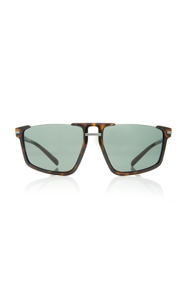 Versace Square-frame Tortoiseshell Acetate Sunglasses