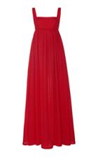 Emilia Wickstead Evelina Patterned Chiffon Maxi Dress