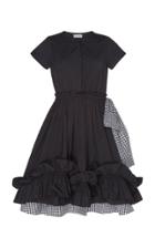 Dice Kayek Elegant Ruffle Silk Dress