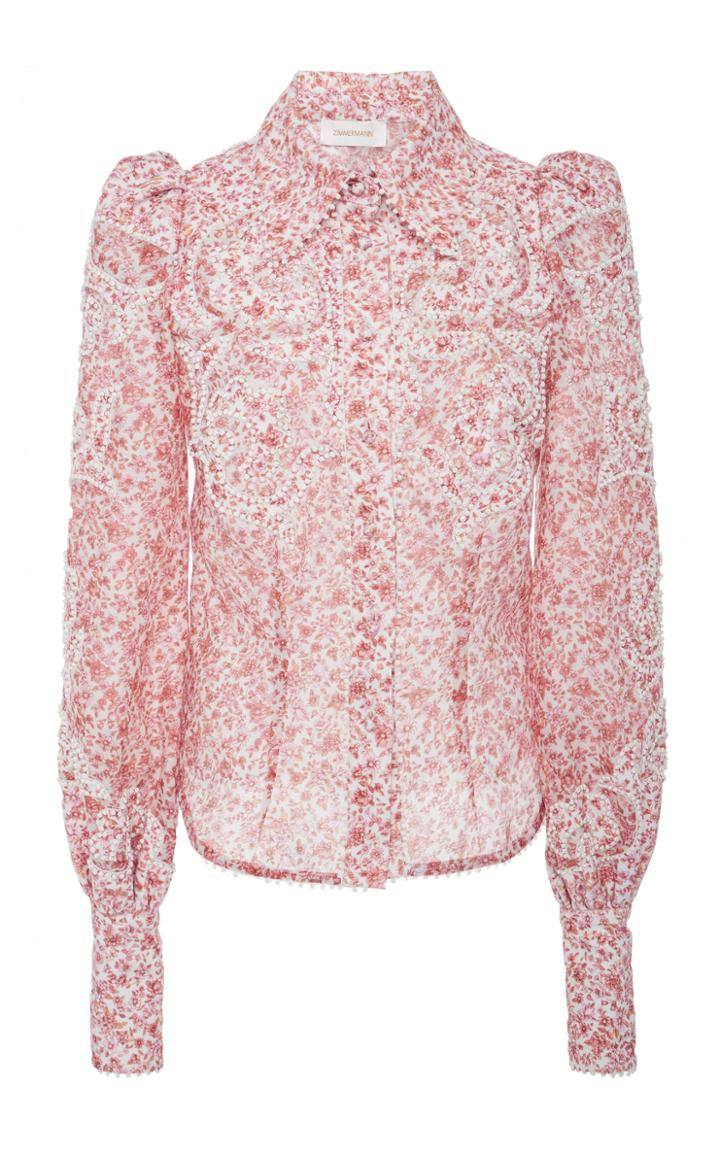 Zimmermann Sunny Applique Shirt