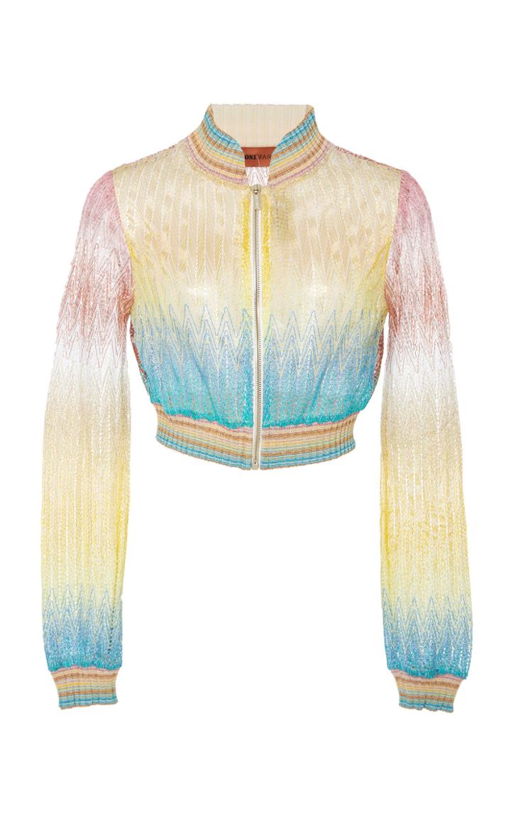 Missoni Mare Printed Bomber Coverup Jacket