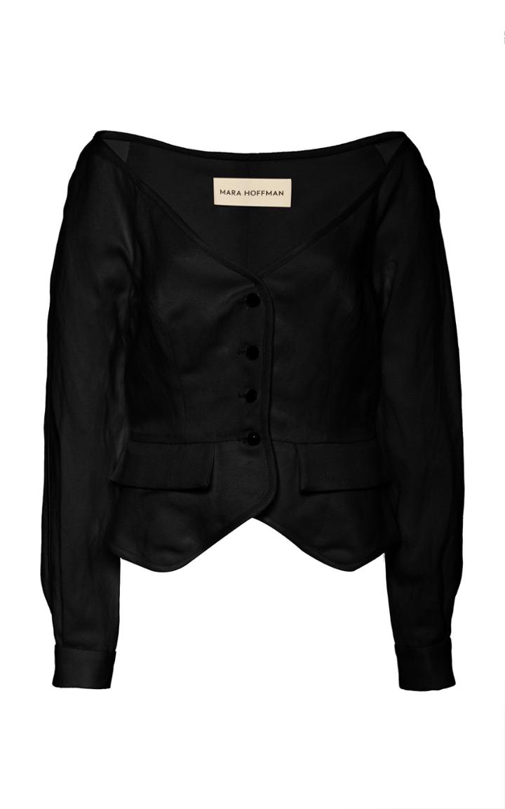 Mara Hoffman Ava Buttoned Top