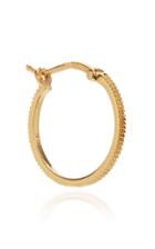 Foundrae Small 18k Gold Hoop Earring