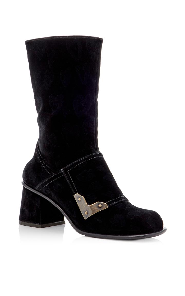 Tomas Maier Black Heart Ankle Boot