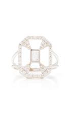 Melis Goral Paris 18k Gold Diamond Ring Size: 4.5