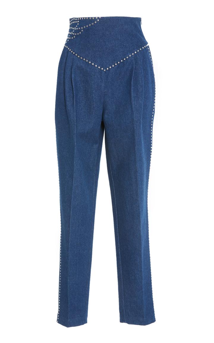 Alena Akhmadullina Studded Denim Trouser