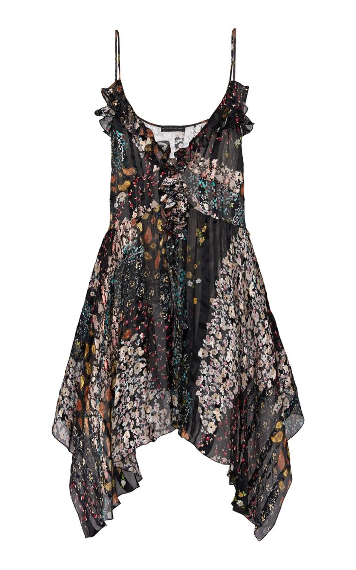 Moda Operandi Etro Ruffled Printed Silk Top Size: 38