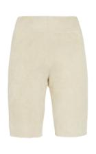 Jil Sander Gian Fitted Suede Shorts