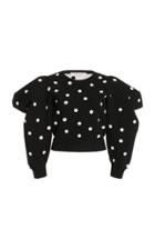 Moda Operandi Carolina Herrera Dot Print Viscose-blend Sweater