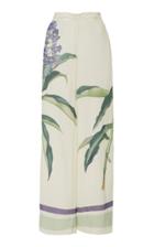 Adriana Degreas Printed Stretch-jersey Wide-leg Pants