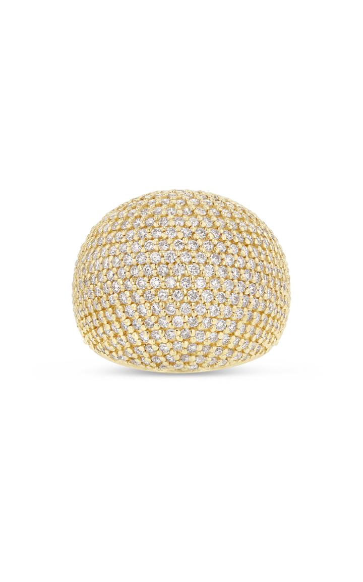 Moda Operandi Grace Lee 14k Yellow Gold Pave Globe Ring
