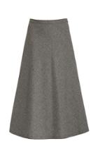Moda Operandi Nili Lotan Alvina Plaid Wool-blend A-line Midi Skirt