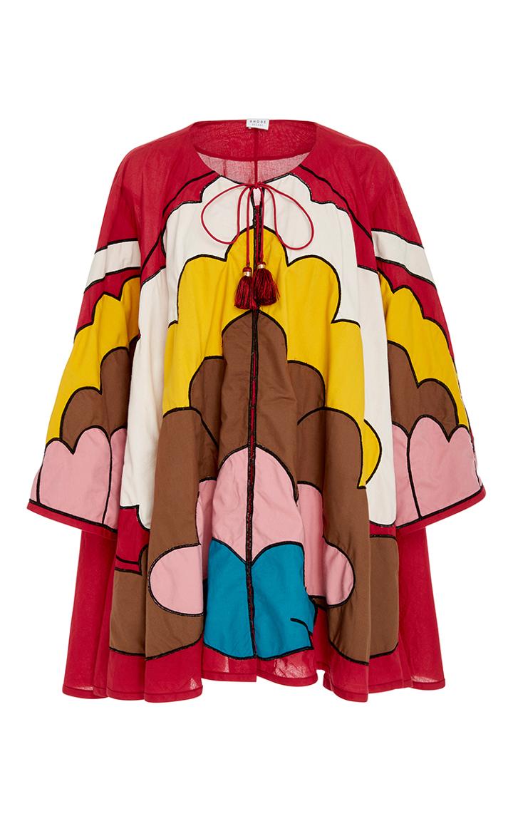 Rhode Resort Anita Printed Cape Dress