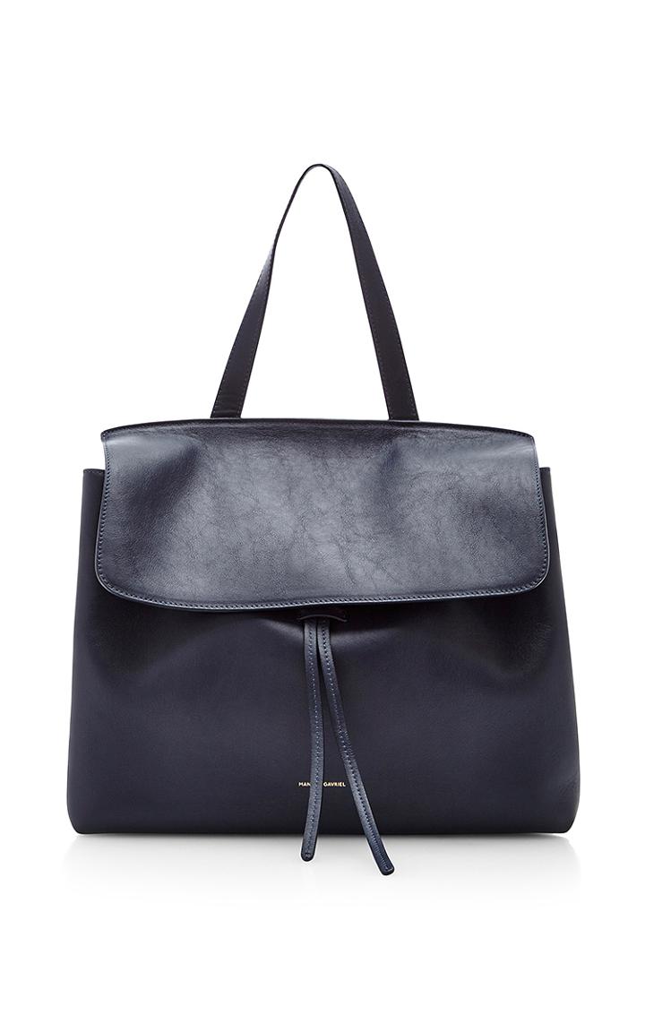 Mansur Gavriel Blue Calf Leather Lady Bag
