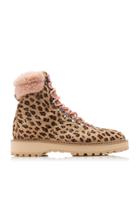 Diemme Monfumo Leopard Calf-hair Ankle Boots Size: 35