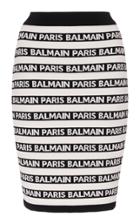 Balmain Striped Logo Skirt