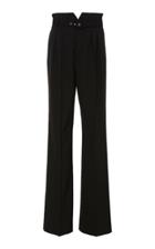 Red Valentino High-waisted Crepe Straight-leg Pants