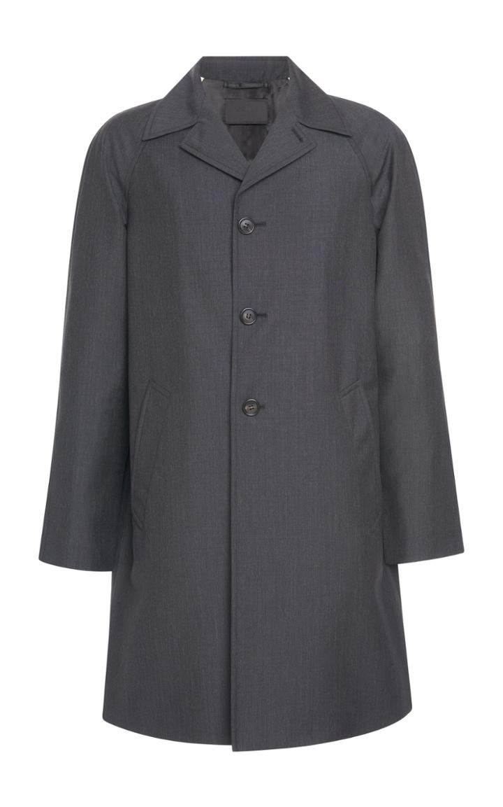 Prada Tailored Shell Raincoat